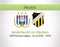 Anderlecht Häcken betting prediction (24 July 2025)