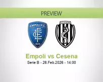 Empoli Cesena betting prediction (28 February 2026)