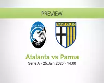 Atalanta Parma betting prediction (25 January 2026)