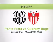 Ponte Preta vs Guarany Bagé