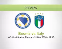 Bosnia vs Italy