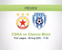 CSKA Cherno More betting prediction (09 August 2025)