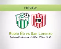 Rubio Ñú San Lorenzo betting prediction (27 February 2026)