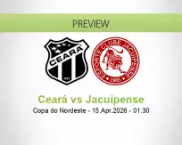 Ceará Jacuipense betting prediction (15 April 2026)