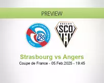 Strasbourg Angers betting prediction (05 February 2025)