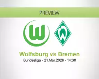 Wolfsburg Bremen betting prediction (21 March 2026)