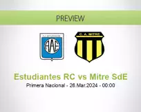Estudiantes RC Mitre SdE betting prediction (25 March 2024)