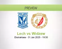 Lech Widzew betting prediction (31 January 2025)