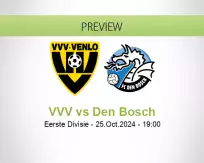 VVV Den Bosch betting prediction (25 October 2024)