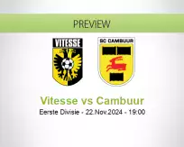 Vitesse Cambuur betting prediction (23 November 2024)