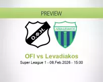 OFI Levadiakos betting prediction (08 February 2026)