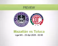 Mazatlán Toluca betting prediction (23 April 2026)