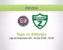 Tepa Alebrijes betting prediction (04 April 2026)