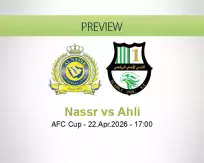 Nassr Ahli betting prediction (22 April 2026)
