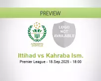 Ittihad Kahraba Ism. betting prediction (18 September 2025)