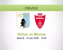 Virtus Monza betting prediction (10 January 2026)