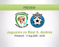 Jaguares Real S. Andrés betting prediction (11 August 2025)
