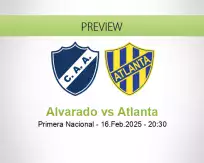 Alvarado Atlanta betting prediction (16 February 2025)