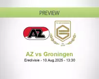AZ Groningen betting prediction (10 August 2025)