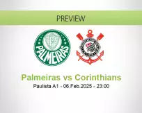 Palmeiras Corinthians betting prediction (07 February 2025)