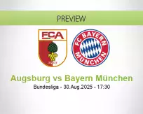 Augsburg Bayern München betting prediction (30 August 2025)