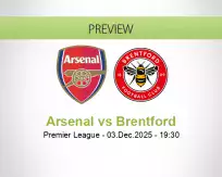 Arsenal vs Brentford