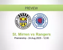 St. Mirren Rangers betting prediction (24 August 2025)