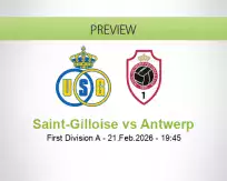 Saint-Gilloise Antwerp betting prediction (21 February 2026)