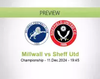 Millwall Sheff Utd betting prediction (11 December 2024)