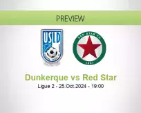 Dunkerque Red Star betting prediction (25 October 2024)