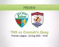 TNS Connah's Quay betting prediction (22 August 2025)