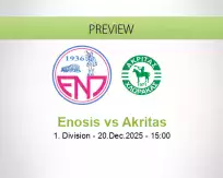 Enosis Akritas betting prediction (20 December 2025)