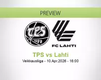 TPS Lahti betting prediction (10 April 2026)