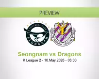 Seongnam vs Dragons