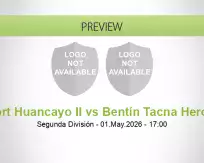Sport Huancayo II vs Bentín Tacna Heroica