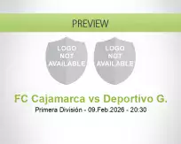 FC Cajamarca vs Deportivo G.