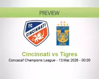 Cincinnati vs Tigres