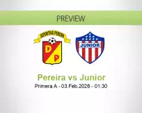 Pereira vs Junior