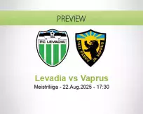 Levadia Vaprus betting prediction (22 August 2025)