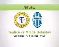 Teplice Mladá Boleslav betting prediction (13 September 2025)