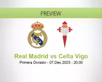 Real Madrid vs Celta Vigo
