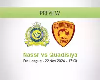 Nassr Quadisiya betting prediction (22 November 2024)