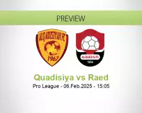 Quadisiya Raed betting prediction (06 February 2025)