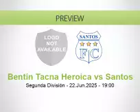 Bentín Tacna Heroica Santos betting prediction (22 June 2025)
