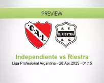Independiente vs Riestra