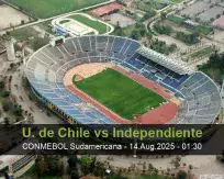 U. de Chile Independiente betting prediction (14 August 2025)