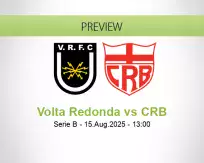 Volta Redonda CRB betting prediction (19 August 2025)