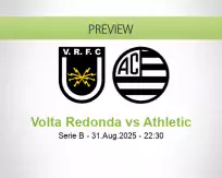Volta Redonda Athletic betting prediction (01 September 2025)