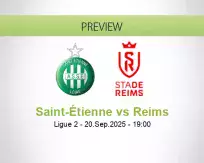 Saint-Étienne Reims betting prediction (20 September 2025)
