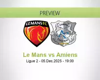 Le Mans Amiens betting prediction (05 December 2025)